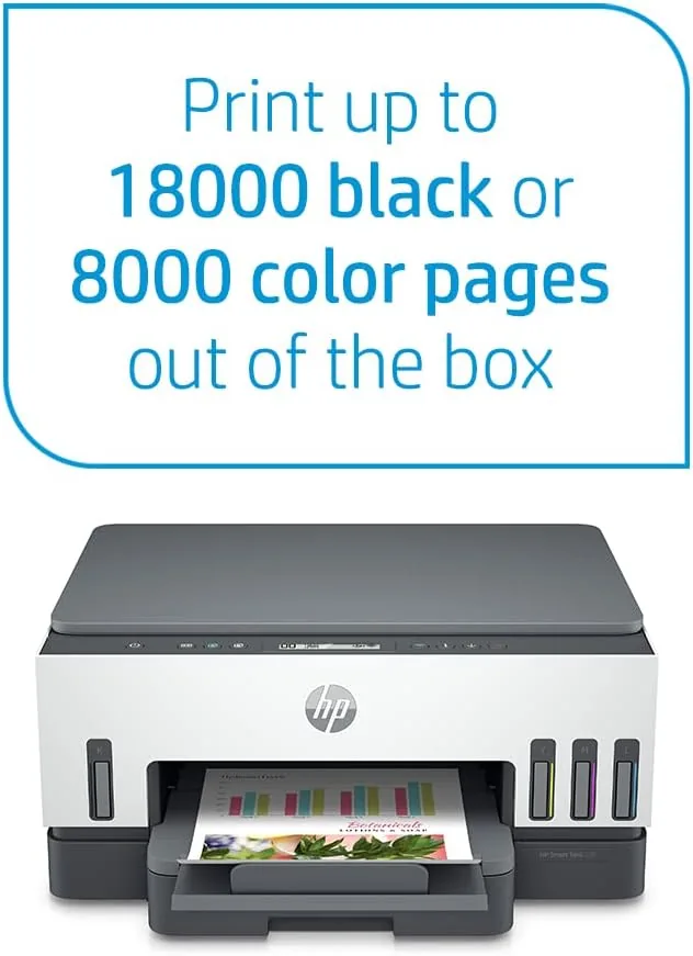 HP Smart Tank 720 Wireless All - In - One Printer