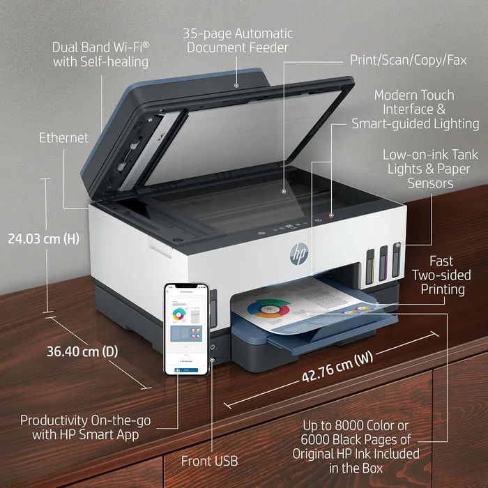 HP Smart Tank 795 Wireless All - In - One Printer
