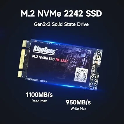 KingSpec SSD 512GB M.2 NVMe Nxm - 512 2242