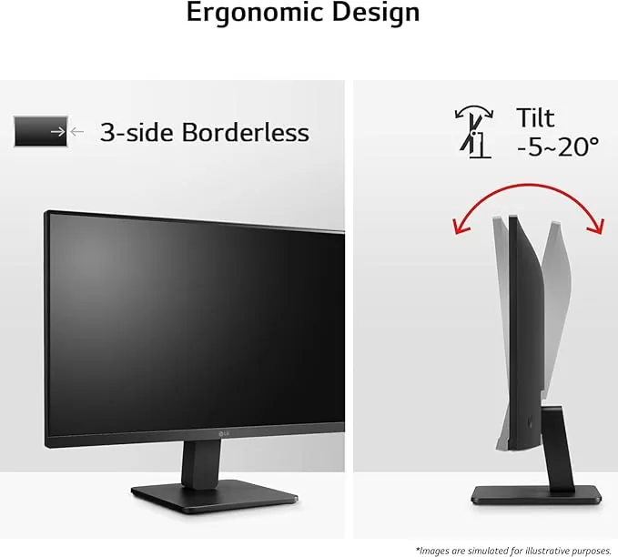 LG Monitor 24 IPS FHD 100MH