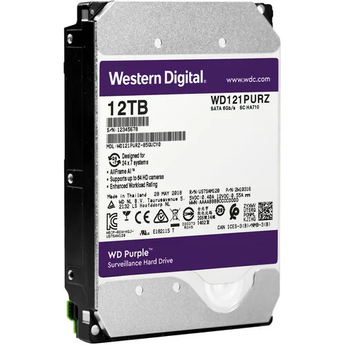 Wd Hard Disk 3.5 Purple 12TB